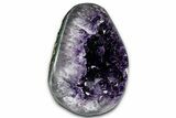 Brilliant Deep-Purple Amethyst Geode - Uruguay #342847-1